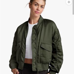 NWT Beyond Yoga Melrose Bomber Jacket